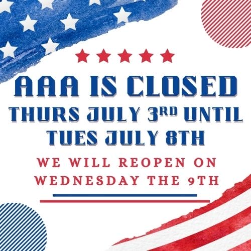 AAA 4th July hours